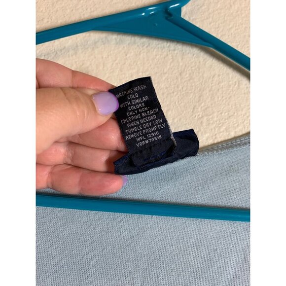 Venezia Jeans Elbow Length T Shirt Womens Size 18/20 Blue LS2 - Picture 4 of 4